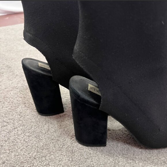 Steve Madden Booties Black Size 8.5M - Picture 2 of 5